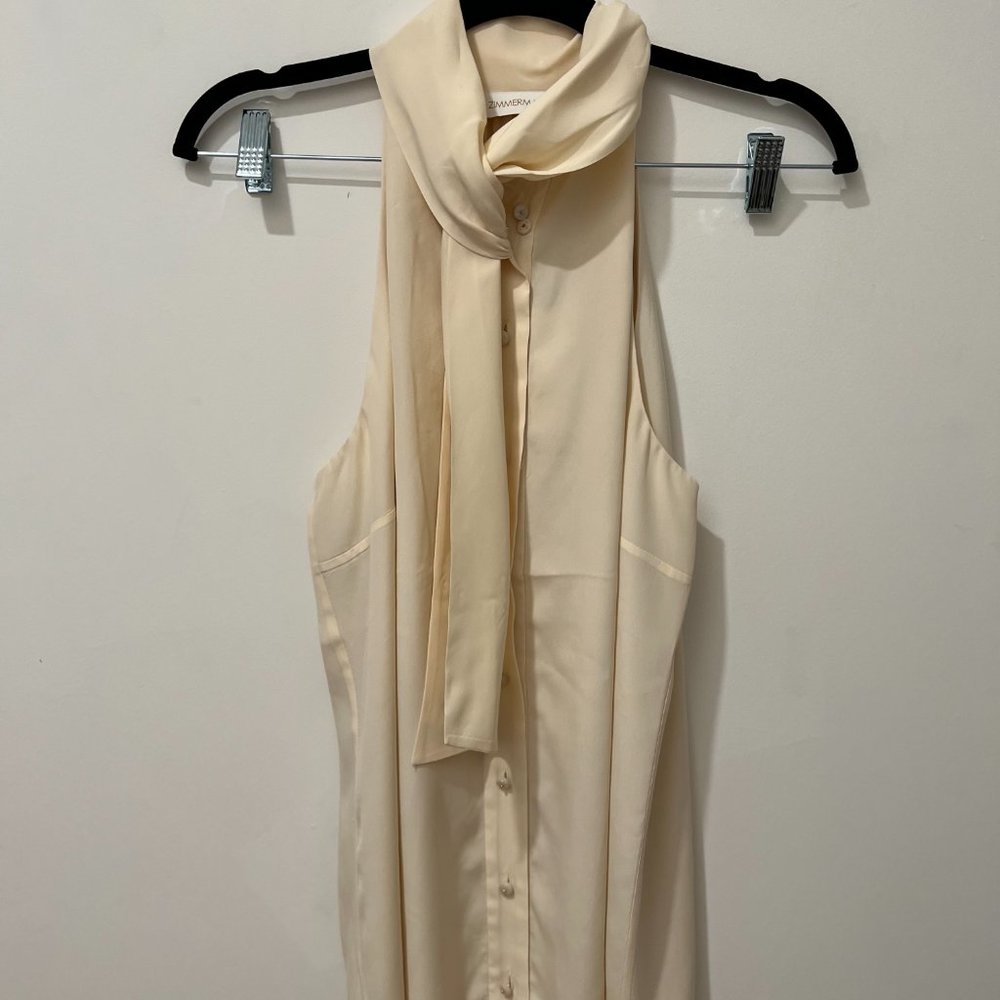 Zimmermann Halter Tank Blouse